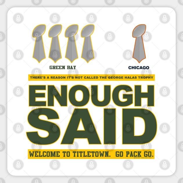 ENOUGH SAID Sticker by wifecta